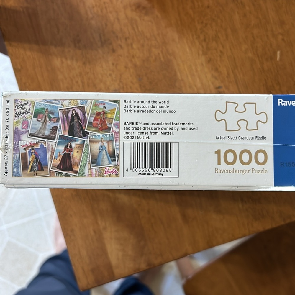Barbie around the world ravensburger puzzle 1,000 pieces brand new sealed - Picture 4 of 5